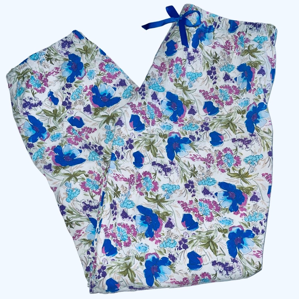 Small Shop Boutique Cotton Floral Pj Pants 12/14